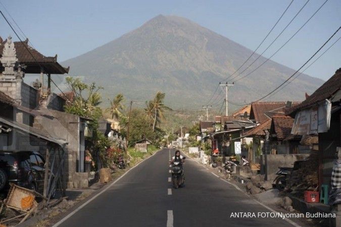 BPS: Gunung Agung tak signifikan turunkan turis