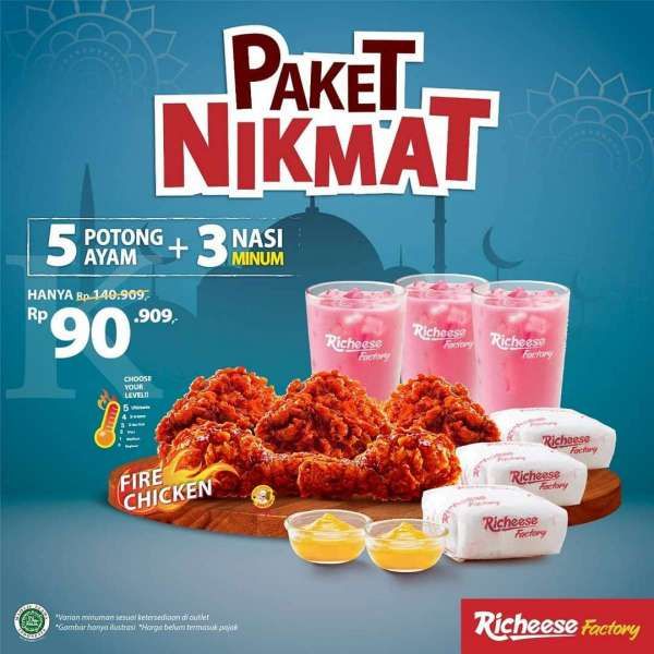 Paket Nikmat Richeese Factory