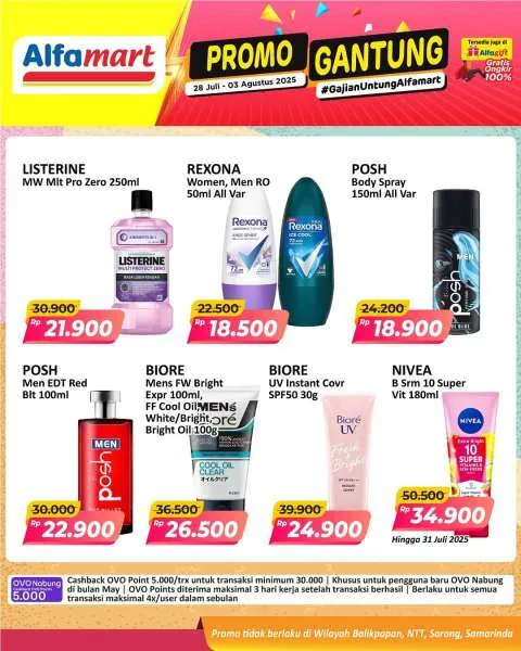 Promo Alfamart Gantung Periode 28 Juli-3 Agustus 2025