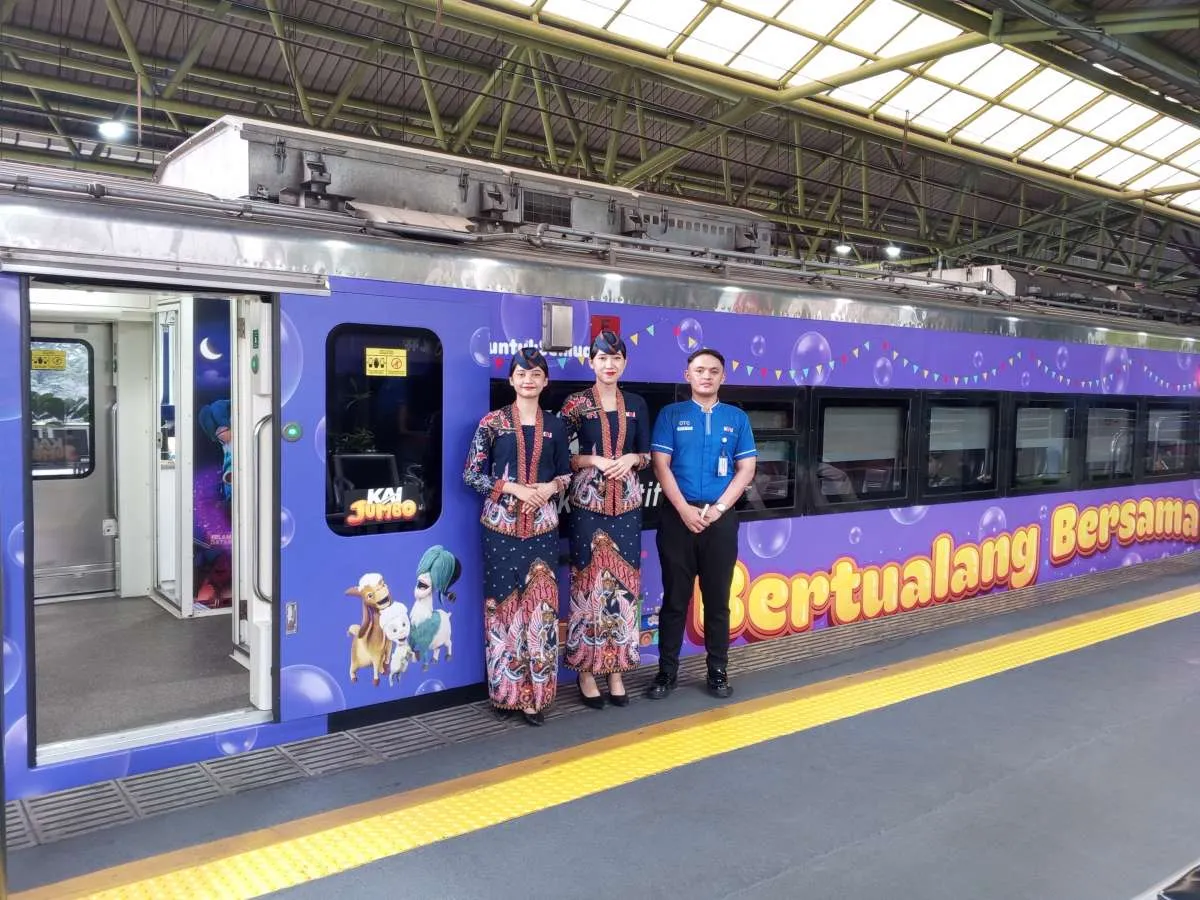 Lakukan Kolaborasi, KAI Hadirkan Karakter Si Jumbo di Layanan Kereta Api