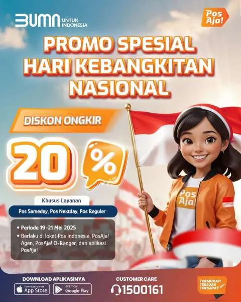 Promo Hari Kebangkitan Nasional PosAja