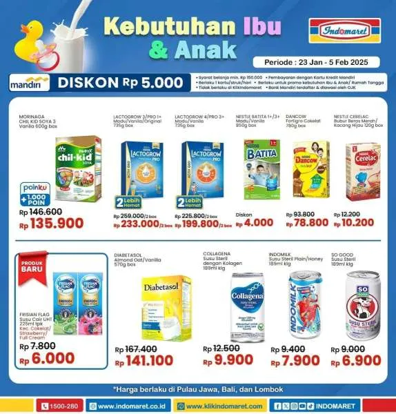 Promo Indomaret Super Hemat Periode 23 Januari-5 Februari 2025