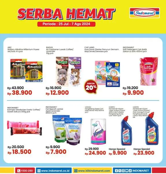 Promo Indomaret Super Hemat Periode 25 Juli-7 Agustus 2024