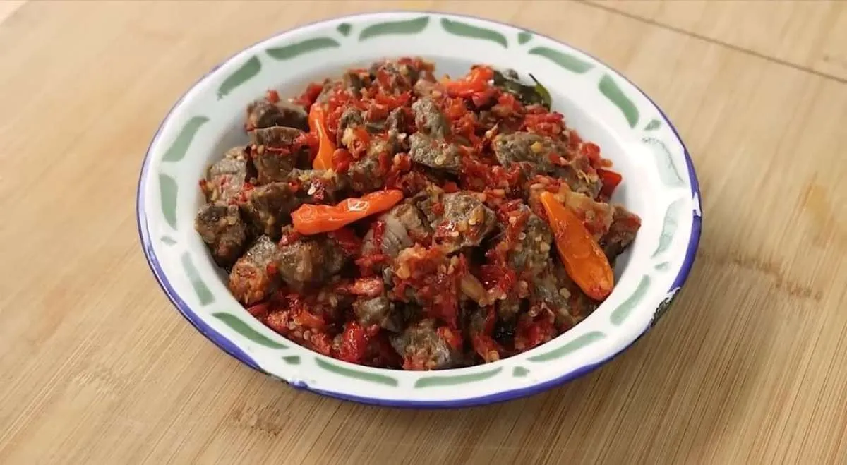 Resep Sambal Paru Sapi yang Anti Alot dan Bau, Enaknya Bikin Nambah Nasi