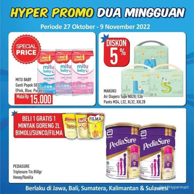 Promo Hypermart Dua Mingguan Periode 27 Oktober-9 November 2022
