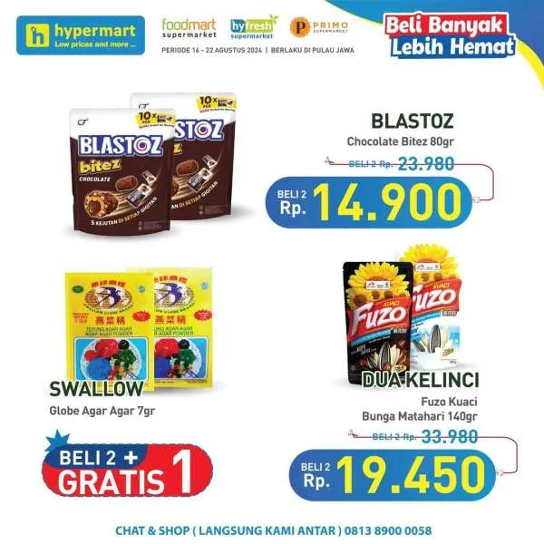 Promo Hypermart Beli Banyak Lebih Hemat Periode 16-22 Agustus 2024