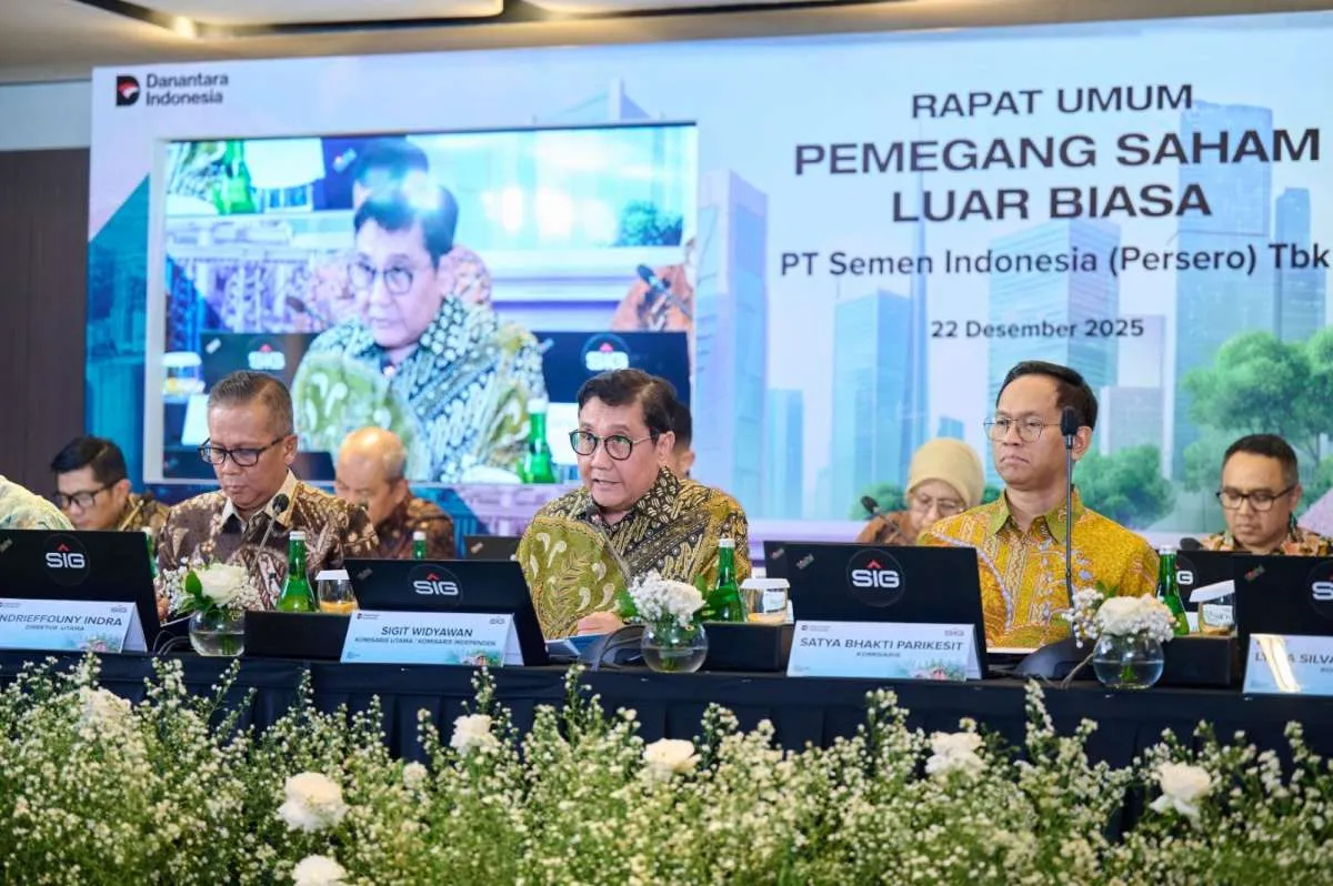 RUPSLB SMGR Setujui Perubahan Anggaran Dasar dan Delegasi Persetujuan RKAP 2026