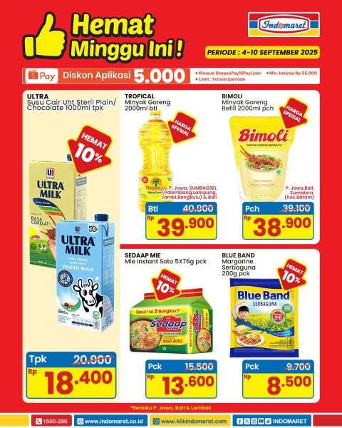 Promo Indomaret Hemat Minggu Ini 4-10 September 2025