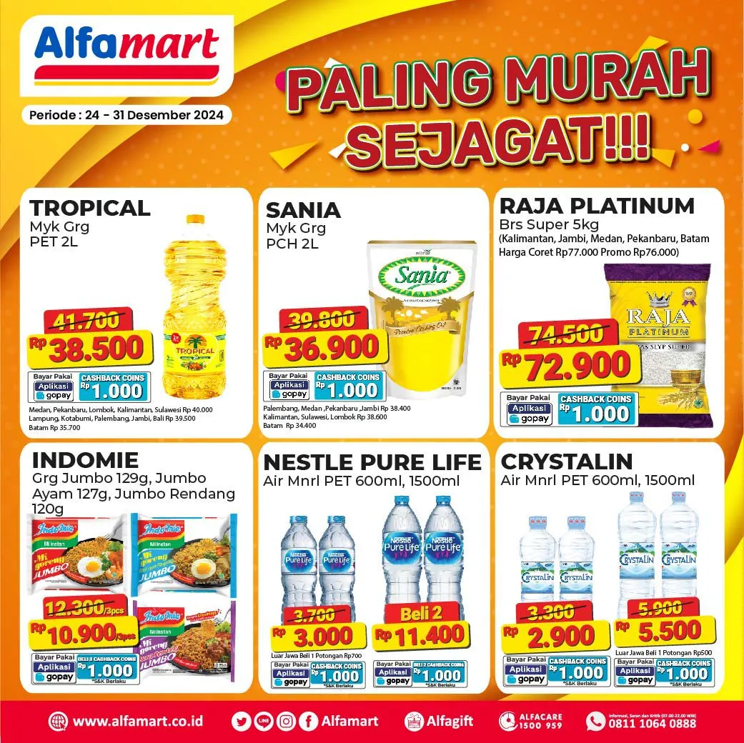 Promo Alfamart Paling Murah Sejagat Periode 24-31 Desember 2024