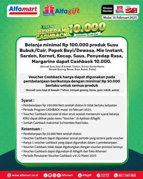 Promo Alfamart Dunia Bunda & Si Kecil Periode 16-28 Februari 2025