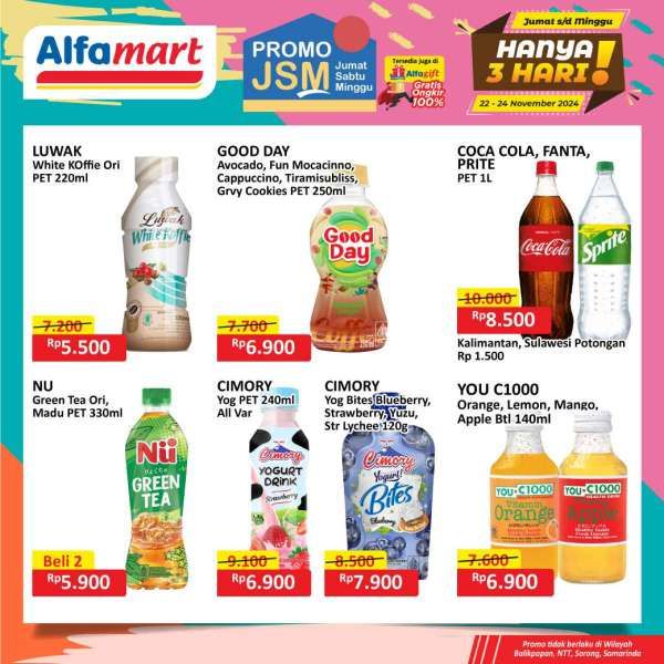 Promo JSM Alfamart Weekend 22-24 November 2024