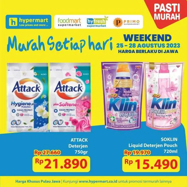 Promo Hypermart Hyper Diskon Weekend Periode 25-28 Agustus 2023