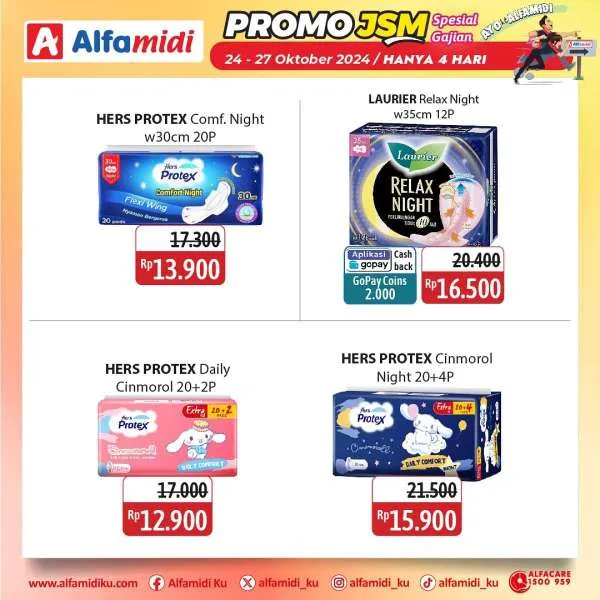 Promo JSM Alfamidi Spesial Gajian Periode 24-27 Oktober 2024