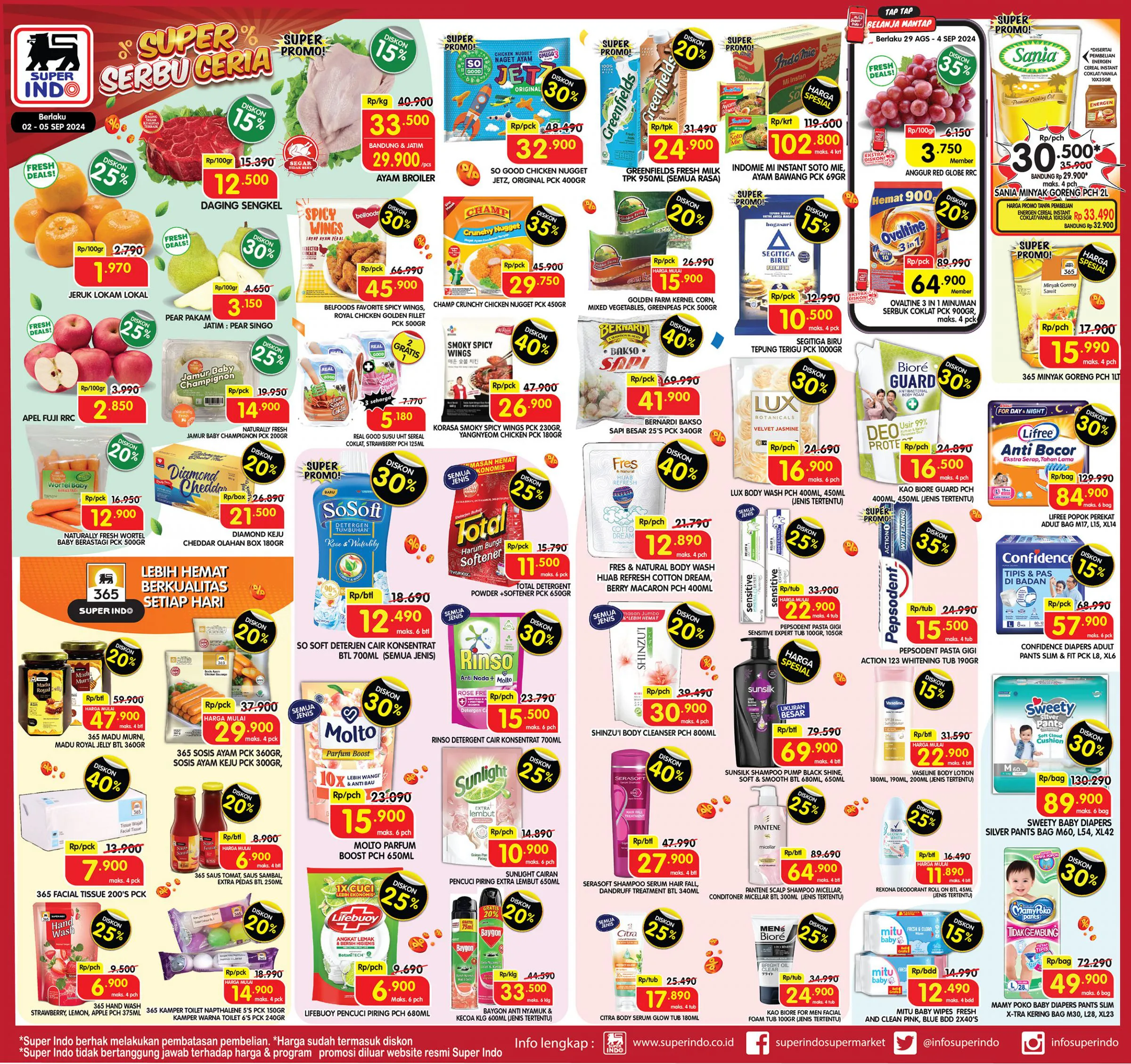 Promo Superindo Weekday 2-5 September 2024