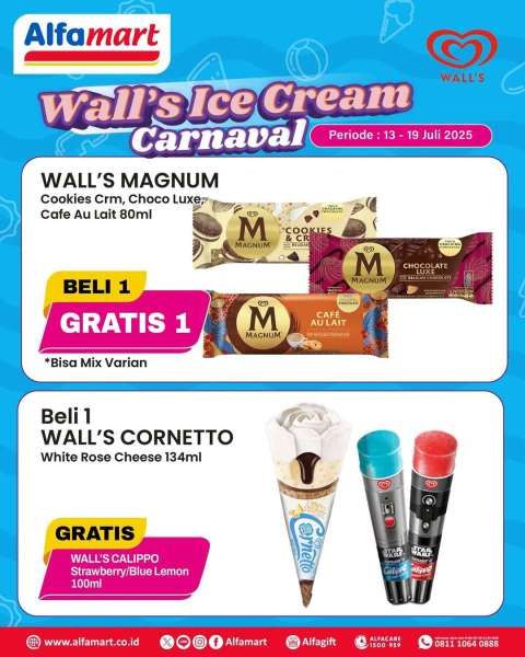 Promo Es Krim di Alfamart 13-19 Juli 2025