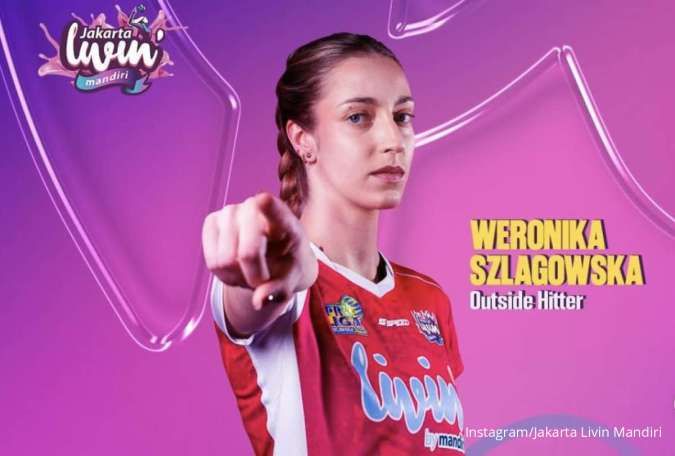 Profil Weronika Szlagowska: Outside Hitter Baru Jakarta Livin Mandiri di Proliga 2026