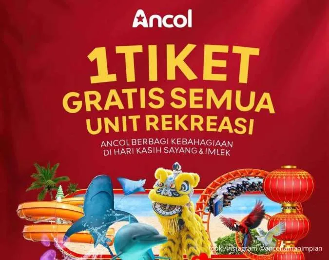 Promo Liburan Ancol Imlek & Valentine 2026 Hemat Ratusan Ribu, Ini Caranya