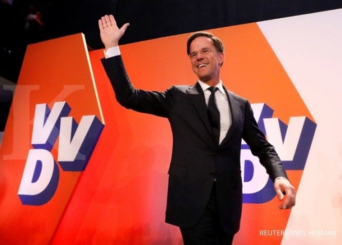 Di Belanda, PM Rutte rayakan kekalahan Wilders