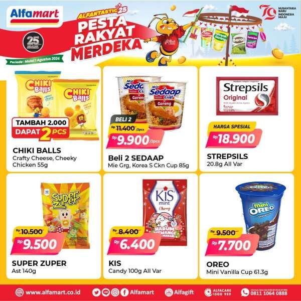 Promo Alfamart Pesta Merdeka Mulai 1 Agustus 2024