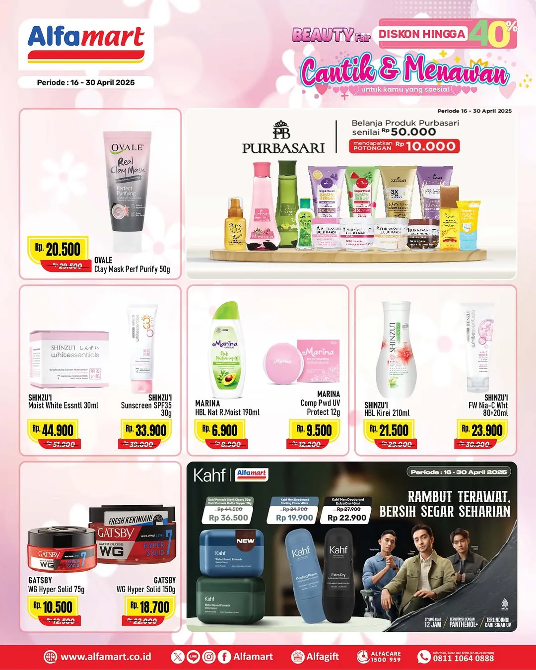 Promo Alfamart Beauty Fair Diskon s/d 40% Periode 16-30 April 2025