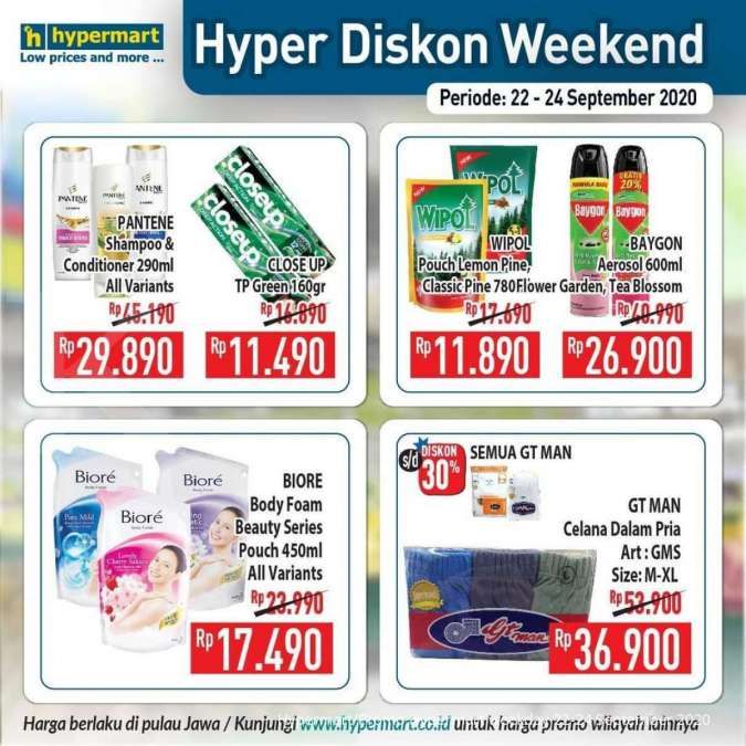 Promo Hypermart weekday 22-24 September 2020