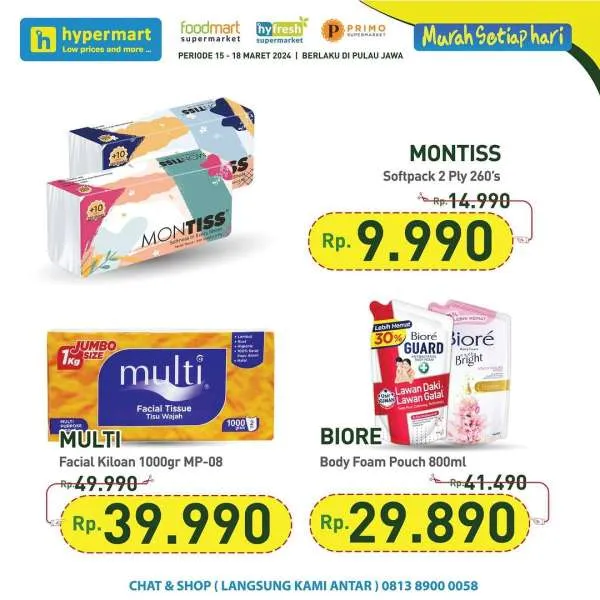 Promo JSM Hypermart Hyper Diskon Weekend Periode 15-18 Maret 2024