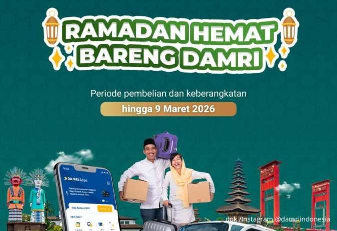Promo Tiket DAMRI Ramadhan 2026: Hemat ke Kampung Halaman Mulai Rp 124 Ribuan