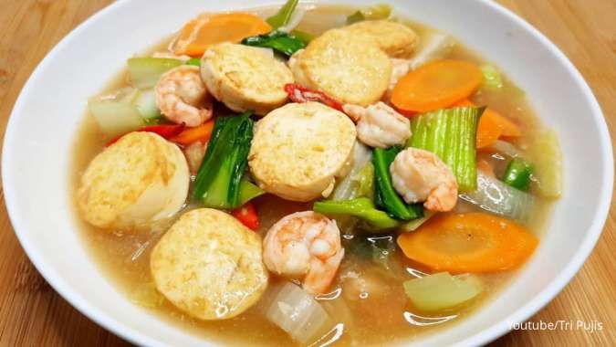 Resep Sapo Tahu Kreasi Chef Devina Hermawan yang Dilengkapi Aneka Macam Seafood