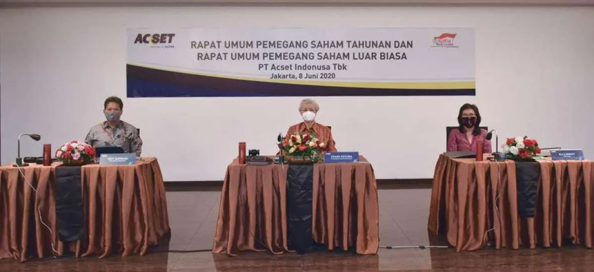 Pemegang saham Acset (ACST) setujui rencana rights issue dan perubahan direksi