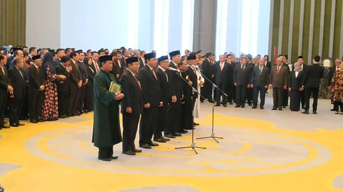 Anggota Badan Pemeriksa Keuangan (BPK) periode 2019-2024 resmi menjabat