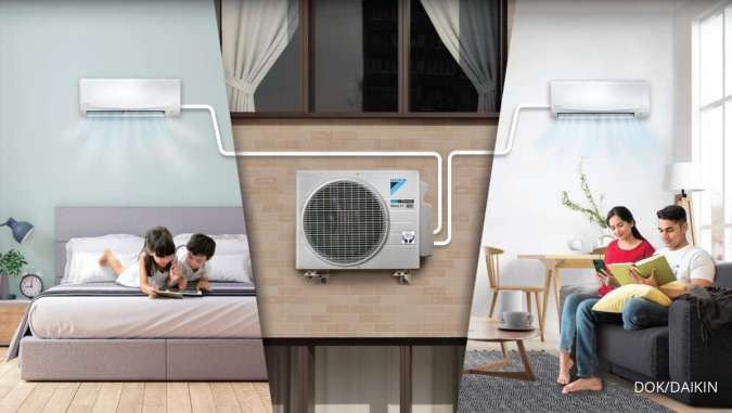 Diklaim Irit Tempat dan Hemat Listrik, Daikin Perkenalkan AC Multi S