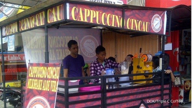 Meneguk tawaran bisnis minuman kopi cincau 36 rasa