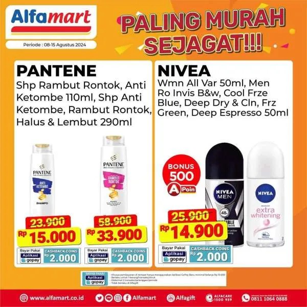 Promo Alfamart Paling Murah Sejagat Periode 1-15 Agustus 2024