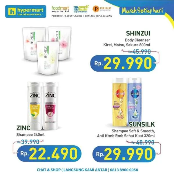 Promo Hypermart Hyper Diskon Weekday Periode 6-8 Agustus 2024