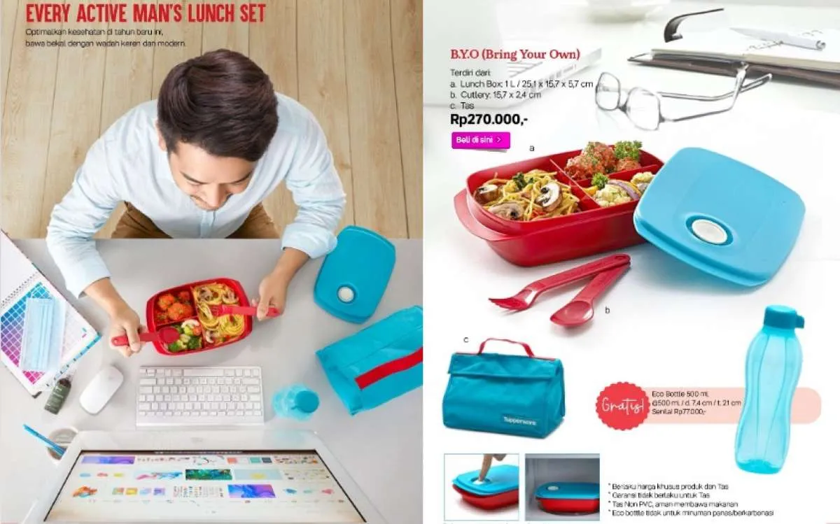 Untuk pecinta Tupperware, inilah katalog promo terbaru Januari 2021