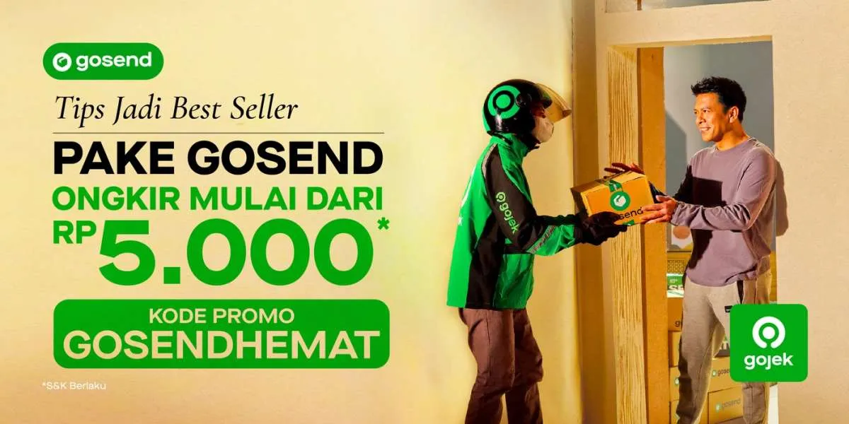 Promo GoSend 1-31 Mei 2022, Ada Diskon Ongkos Kirim hingga 60%