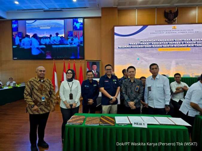 Waskita Karya (WSKT) Garap Proyek Daerah Irigasi di Sumsel