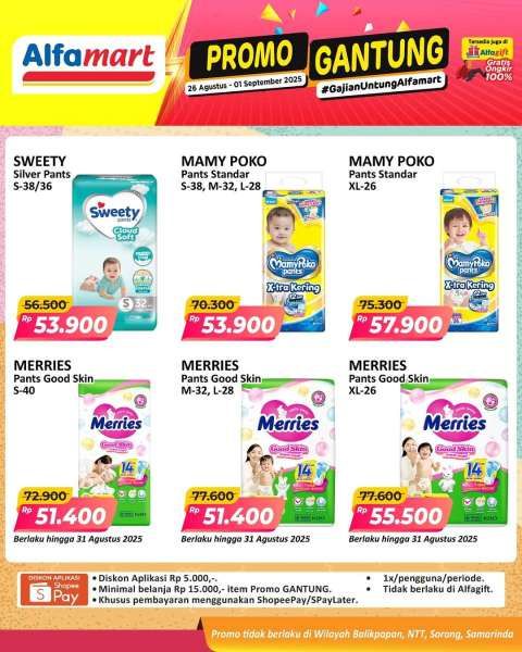 Promo Alfamart Gantung 26 Agustus-1 September 2025