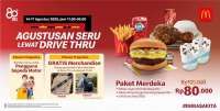Promo McD Agustusan Drive Thru 14-17 Agustus, Beli Paket Merdeka Gratis Merchandise