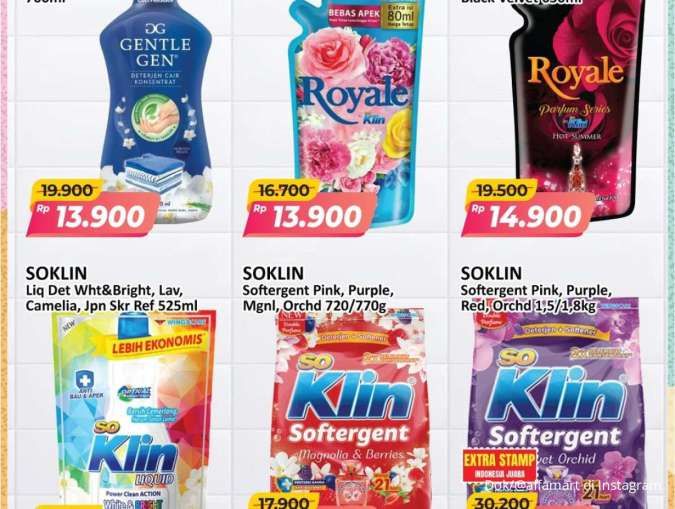 Promo Deterjen Weekend Terbaru Juli 2025, Gentle Gen & So Klin Lebih Murah