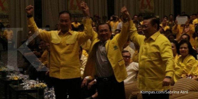 3 Calon ketum bacakan visi misi di munas Golkar