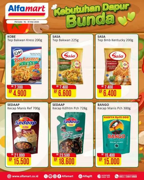 Promo Alfamart Kebutuhan Dapur Periode 16-31 Mei 2025