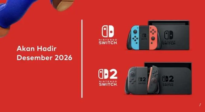 Kabar Baik buat Gamers, Nintendo Switch 2 akan Rilis di Indonesia Desember Nanti