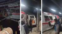 Kereta Jarak Jauh dan KRL Tabrakan di Bekasi Timur