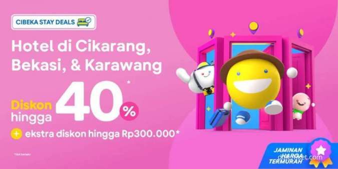 Promo Tiket.com Hotel di Cikarang, Bekasi dan Karawang, Diskon hingga 40%