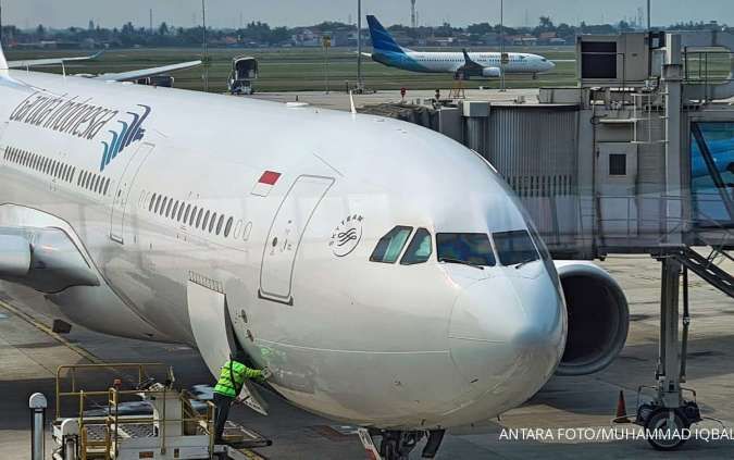 Garuda Indonesia (GIIA) Catat Tingkat Keterisian Pesawat Tembus 84% per 30 September
