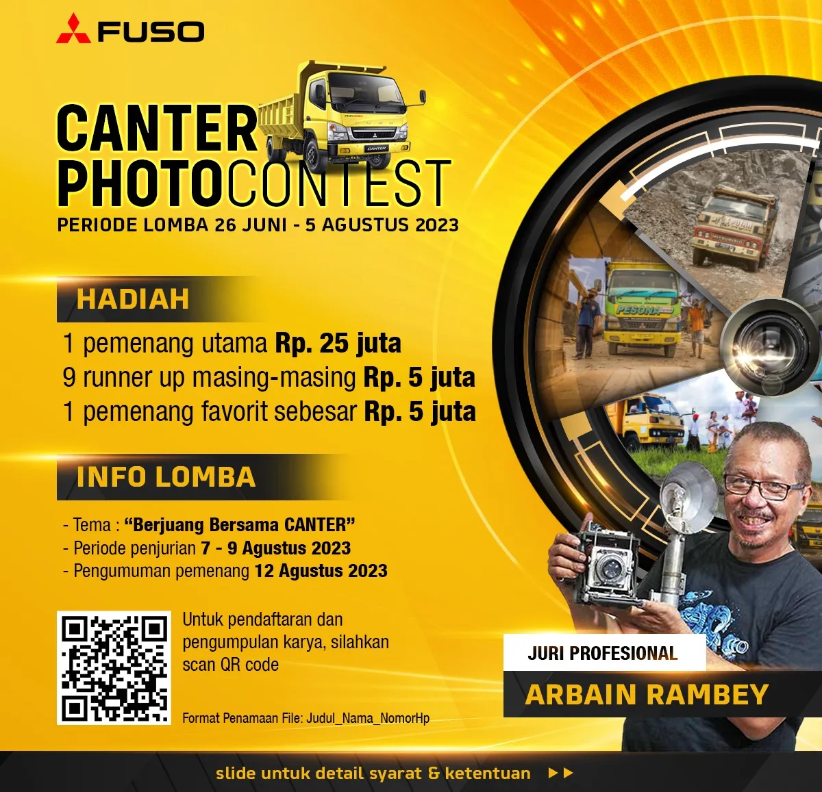 Rayakan 60 Tahun Anniversary FUSO Canter  KTB Gelar Kompetisi Foto dan Video