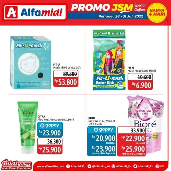Promo JSM Alfamidi Spesial Gajian Periode 28-31 Juli 2022