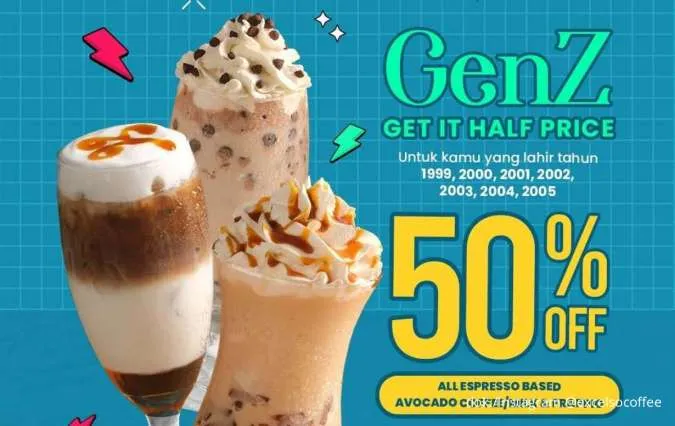 Gen Z Merapat! Ada Promo Excelso Khusus Kelahiran 1999-2005 Dapat Diskon 50%