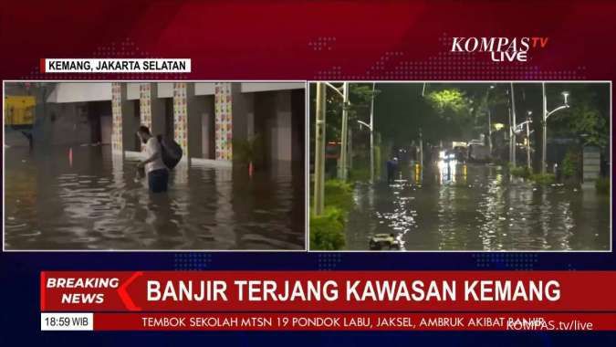 Ini Titik Genangan dan Wilayah Terdampak Banjir di Jakarta